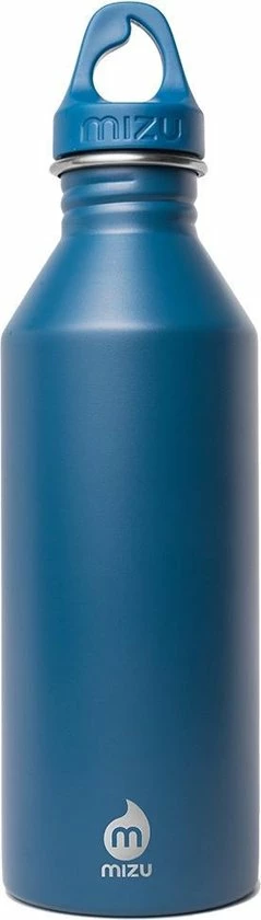 Uitgang ⌛ Mizu Drinkfles M8 Blue Duurzame RVS Waterfles 800 Ml - Blauw ???? 3 Uitgang ⌛ Mizu Drinkfles M8 Blue Duurzame RVS Waterfles 800 Ml - Blauw ????