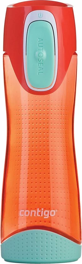 Gloednieuw ???? Contigo Swish Drinkfles - Peach -500ml ???? 3 Gloednieuw ???? Contigo Swish Drinkfles - Peach -500ml ????