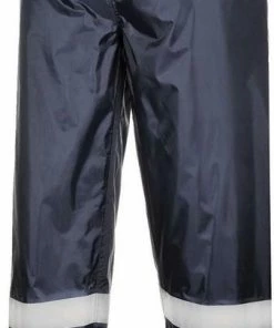 Hete verkoop ???? Portwest Regenbroek Iona Donker Blauw Met Reflecterende Striping Maat 3XL ⭐