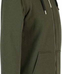 Beste Verkoop ???? BJØRNSON Kenny Sweatvest Heren - Teddy Gevoerd - Hoodie - Maat S - Rosin Groen ❤️ -Hendi Shop 355x840