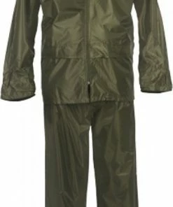 Hete verkoop ???? Merkloos Regenpak - Donker Groen M ⌛