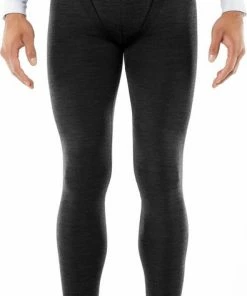 Promo ???? FALKE Wool Tech. Regular Fit Long Tights Lange Sportmaillot Basislaag Broekje Sneldrogend Warm Ademend Merino Thermo Ondergoed Zwart Heren Underwear - Broeken - Maat XXL ???? -Hendi Shop 395x840