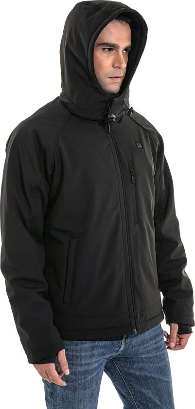 Beste Verkoop ???? Sailwind Verwarmde Jas / Soft Shell / Heren / Zwart Incl. Powerbank ✨ 10 Beste Verkoop ???? Sailwind Verwarmde Jas / Soft Shell / Heren / Zwart Incl. Powerbank ✨ - Afbeelding 8