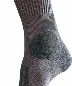 Aanbiedingen ???? FALKE TK1 Adventure Wandelsokken Dikke Versterkte Thermische Sokken Zonder Patroon Met Sterke Wattering Lang En Warm Voor Wandelen Merinowol Grijs Dames Sportsokken - Maat 39-40 ???? -Hendi Shop 405x840 2