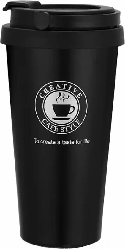 Groothandel ???? Cafestyle Thermosbeker – Travel Mug – Koffiebeker – Thermosfles – RVS – Antislip - 500 ML - Zwart ⭐ 3 Groothandel ???? Cafestyle Thermosbeker – Travel Mug – Koffiebeker – Thermosfles – RVS – Antislip - 500 ML - Zwart ⭐