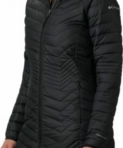 Goedkoop ⭐ Columbia Powder Lite Mid Jacket Outdoorjas Dames - Maat L ????