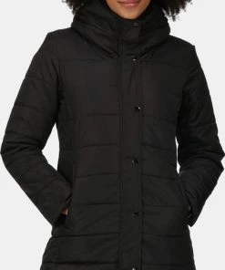 Promo ✔️ De Regatta Pamelina Wandeljas - Dames - Gewatteerd - Waterafstotend - Zwart ????