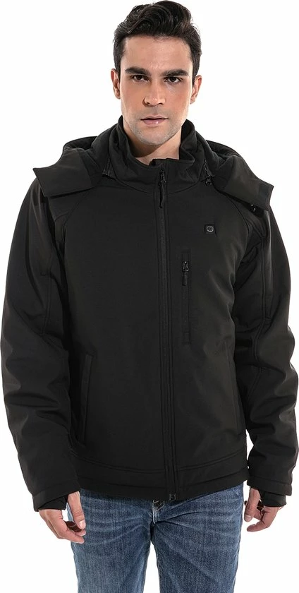 Beste Verkoop ???? Sailwind Verwarmde Jas / Soft Shell / Heren / Zwart Incl. Powerbank ✨ 9 Beste Verkoop ???? Sailwind Verwarmde Jas / Soft Shell / Heren / Zwart Incl. Powerbank ✨ - Afbeelding 7