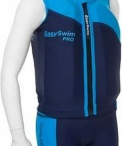 Promo ???? EasySwim Pro - Drijfpakje - Zwemvest & Zwembroek - Blauw - L : 24-28 Kg ????