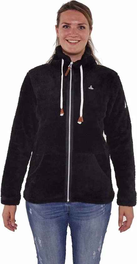 Flash-uitverkoop ⌛ BJØRNSON Elin Coral Fleece Vest 4 Seizoenen Dames - Rits - Maat 52 - Zwart ⌛ 3 Flash-uitverkoop ⌛ BJØRNSON Elin Coral Fleece Vest 4 Seizoenen Dames - Rits - Maat 52 - Zwart ⌛