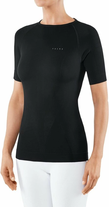 Nieuw ???? FALKE Warm Tight Fit Slim Fit Basislaag Top Met Korte Mouwen Sneldrogende Thermo Ademend Thermo-Ondergoed Zwart Dames Underwear - T-shirt - Maat L ???? 9 Nieuw ???? FALKE Warm Tight Fit Slim Fit Basislaag Top Met Korte Mouwen Sneldrogende Thermo Ademend Thermo-Ondergoed Zwart Dames Underwear - T-shirt - Maat L ???? - Afbeelding 7