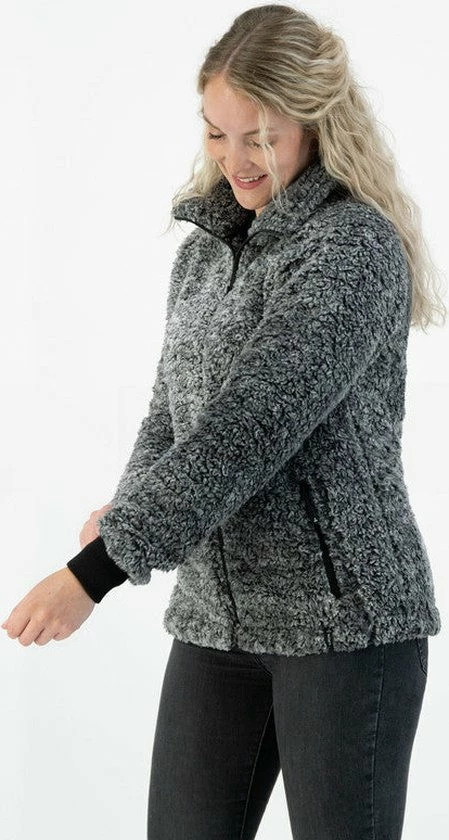 Groothandel ???? Kjelvik Dames Vest - Teddy Dames Vest - Philou - Zwart Gemeleerd - Maat 50 ⭐ 6 Groothandel ???? Kjelvik Dames Vest - Teddy Dames Vest - Philou - Zwart Gemeleerd - Maat 50 ⭐ - Afbeelding 4