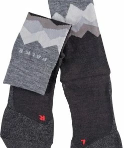 Korting ???? FALKE TK2 Crest Wandelsokken Dik Versterkt Met Patroon Met Medium Padding Lang En Warm Voor Wandelen Merinowol Zwart Heren Sportsokken - Maat 46-48 ???? -Hendi Shop 451x840 3