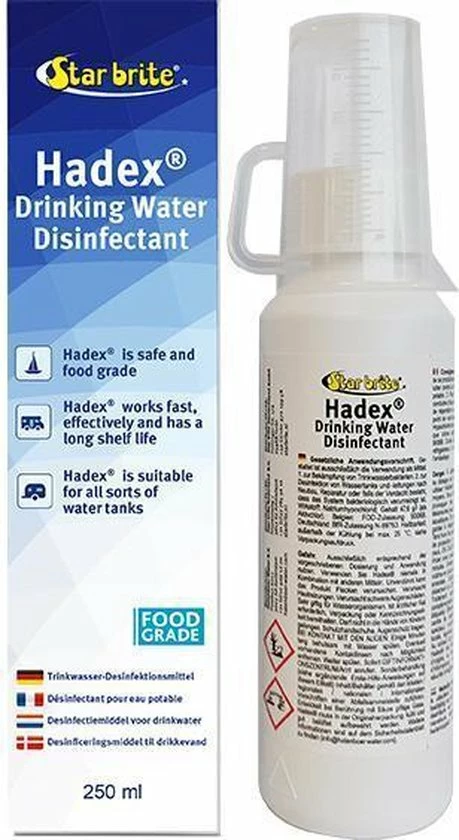 Top 10 ???? Hadex® Drinkwater Desinfectiemiddel - 250ml ???? 4 Top 10 ???? Hadex® Drinkwater Desinfectiemiddel - 250ml ???? - Afbeelding 2