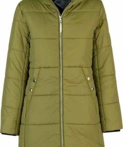 Flash-uitverkoop ???? BJØRNSON Fia Winterparka Dames - Winddicht - Waterafstotend - Maat 46 - Mayfly ????