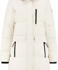Uitgang ???? Kjelvik Dames Winterjas - Winterparka Dames - Clea - Sand - Maat 50 ⭐