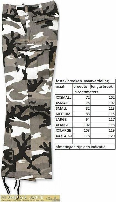 Korting ???? Fostex BDU Legerbroek Urban Camo Maat Medium ✔️ 5 Korting ???? Fostex BDU Legerbroek Urban Camo Maat Medium ✔️ - Afbeelding 3