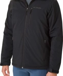 Beste Pirce ???? Columbia Gate Racer Heren Softshell Outdoor Jas - Black - Maat L ????
