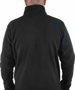 Gloednieuw ⌛ BJØRNSON Maks Fleece Vest 4 Seizoenen Heren - Rits - Maat M - Zwart ???? -Hendi Shop 489x840