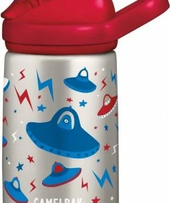 Aanbiedingen ???? CamelBak Eddy+ Kids SST Vacuum Insulated - Isolatie Drinkfles - 350 Ml - Metaal (UFO's) ⭐