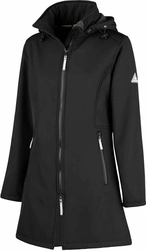 Flash-uitverkoop ???? BJØRNSON Signe Softshell Winterjas Parka Dames - Teddy - Maat 38 - Zwart ???? 13 Flash-uitverkoop ???? BJØRNSON Signe Softshell Winterjas Parka Dames - Teddy - Maat 38 - Zwart ???? - Afbeelding 11