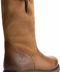 Aanbiedingen ???? MGO Leisure Wear MGO Tommy Heren Nubuck Leren Outdoorlaarzen - Waterdicht - Wol Gevoerde Laars - Cognac Bruin Leer - Maat 42 ???? -Hendi Shop 495x840 4