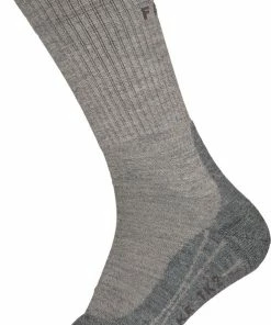 Gloednieuw ⭐ FALKE TK2 Explore Wool Wandelsokken Dikke Versterkte Thermische Sokken Zonder Patroon Met Medium Padding Lang En Warm Voor Wandelen Winter Merinowol Beige Heren Sportsokken - Maat 42-43 ???? -Hendi Shop 497x840
