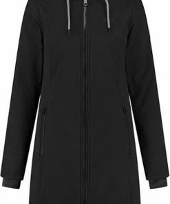 Goedkoopste ???? Kjelvik Dames Winterjas - Softshell Parka Dames - Tina - Zwart - Maat 46 ???? -Hendi Shop 506x840 3