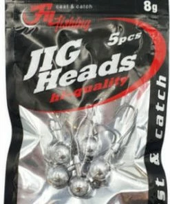 Beste Verkoop ✔️ Fil Fishing Jighead - 6g - Haakmaat 1/0 - 5 Stuks - Loodkop Voor Roofvissen - Voor Kunstaas Shads & Softbaits ????