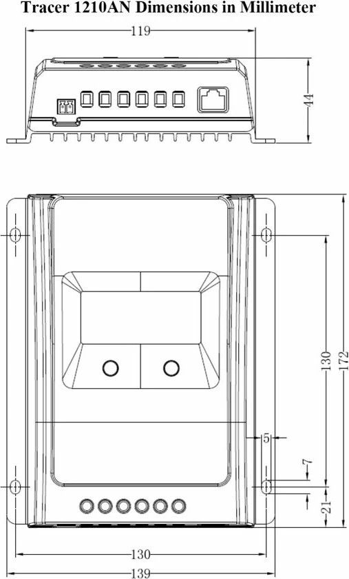 Groothandel ???? Laadregelaar EPEVER MPPT Solar Charger Tracer 4210AN Serie 40A Met 12V / 24V DC Automatisch Identificatiesysteem Voltage (40A) ???? 4 Groothandel ???? Laadregelaar EPEVER MPPT Solar Charger Tracer 4210AN Serie 40A Met 12V / 24V DC Automatisch Identificatiesysteem Voltage (40A) ???? - Afbeelding 2