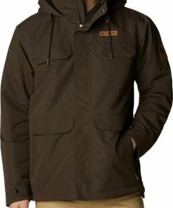 Beste Verkoop ???? Columbia South Canyon - Jassen Heren Winter - Outdoorjas - Cordovan - Maat M ????