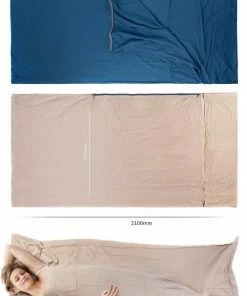 Beste Pirce ???? Merkloos Outdoor Camping - Slaapzak - Reizen - Draagbaar - Vuilbestendig - Ultralichte Slaapzak - Blauw ✨ -Hendi Shop 523x840 5