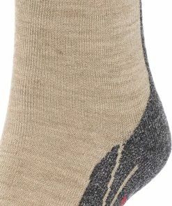 Beste deal ⌛ FALKE TK2 Explore Wandelsokken Warm Winter Zacht Thermisch Ademend Anti-blaar Antizweet Zonder Motief Met Elastische Boord Merinowol Beige Dames Sportsokken - Maat 39-40 ⭐ -Hendi Shop 528x840