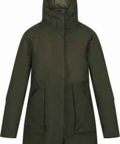 Goedkoop ???? Regatta, ???? Womens Yewbank II Waterdichte Dames Winterjas, Khakigroen, Maat 38 ???? -Hendi Shop 532x840 2