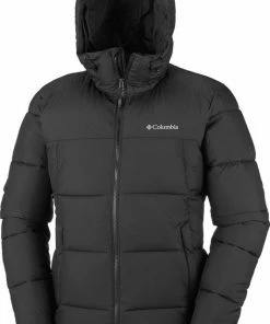 Uitgang ???? Columbia Pike Lake Hooded Jacket Outdoorjas Mannen - Black ???? -Hendi Shop 533x840 1