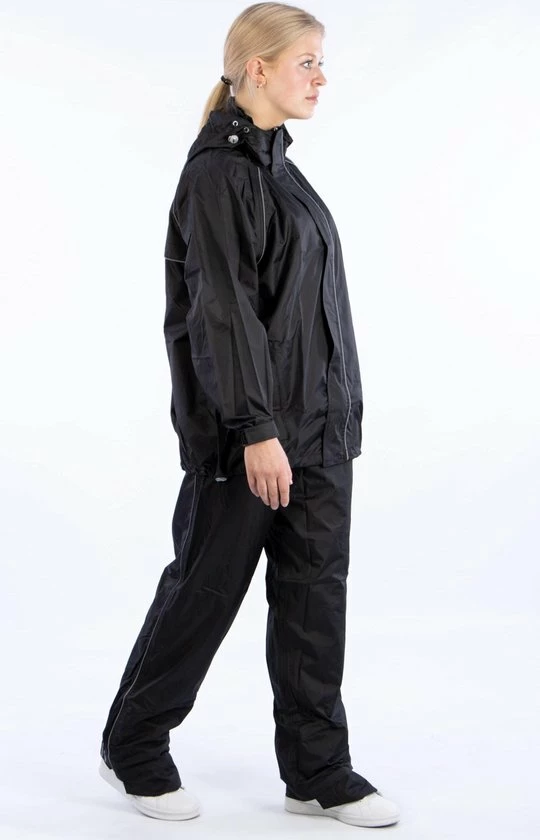 Nieuw ???? Ralka Regenpak - Comfort - Zwart/Antraciet - L ???? 5 Nieuw ???? Ralka Regenpak - Comfort - Zwart/Antraciet - L ???? - Afbeelding 3
