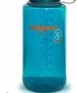 Uitgang ???? Nalgene Wide-Mouth Bottle - Drinkfles - 32oz - BPA Free - SUSTAIN - Trout Green ????