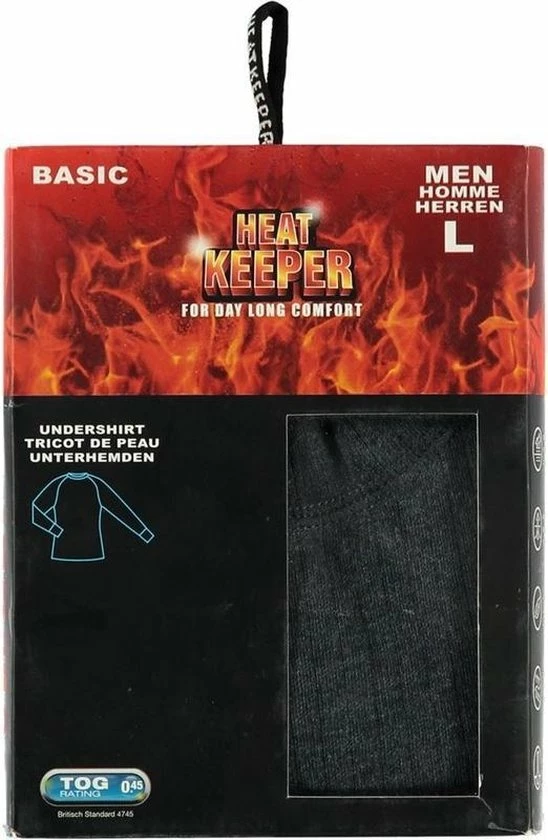 Uitgang ???? HEAT KEEPER Thermo ???? Shirt Antraciet Grijs Lange Mouw Voor Heren XL Antraciet ⭐ 4 Uitgang ???? HEAT KEEPER Thermo ???? Shirt Antraciet Grijs Lange Mouw Voor Heren XL Antraciet ⭐ - Afbeelding 2