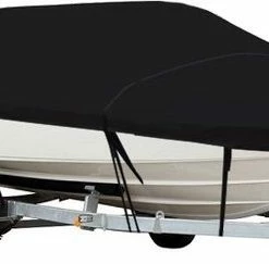 Beste deal ???? Merkloos Boothoes - Bootzeil - Afdekzeil Boot - Zwart - Maat AAA: 300-365 X 165 Cm ????