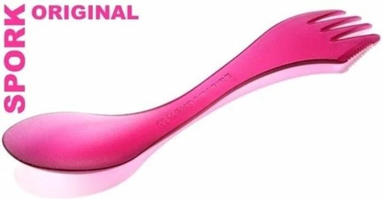 Gloednieuw ???? LightMyFire Light My Fire Spork Transparant Pink ???? 3 Gloednieuw ???? LightMyFire Light My Fire Spork Transparant Pink ????