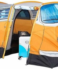 Goedkoop ???? A.K.A. Volkswagen Bus Tent - Oranje - 4 Persoons ????