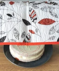 Nieuw ???? Lili 41 1 + 1 Opvouwbare Voedsel Aluminiumfolie Cover Rood, Houd Warm En Koud, Veren Patroon, 36x36x15 Cm ⭐ -Hendi Shop 550x309 22