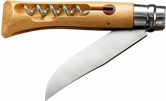 Kopen ???? Opinel Kurkentrekker Zakmes - RVS Hout ???? 3 Kopen ???? Opinel Kurkentrekker Zakmes - RVS Hout ????