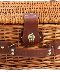 Korting ???? Sens Design Rieten Picknickmand Voor 2 Personen Inclusief Koelvak, Bestek, Borden En Wijnglazen - Blauw ⌛ -Hendi Shop 550x344 4