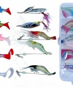 Gloednieuw ⭐ Brute Strength - Kunst Aas Set - 10 Stuks -Roofvissen Pluggen Met Haak Set Voor Snoek/Baars Roofvis 3 Kunstaas - Shads ???? -Hendi Shop 550x357 6