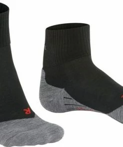 Nieuw ???? FALKE TK5 Wander Short Wandelsokken Kort Zacht Thermisch Anti-blaar Antizweet Zonder Motief Met Elastische Boord Admend Merinowol Zwart Heren Sportsokken - Maat 44-45 ???? -Hendi Shop 550x359