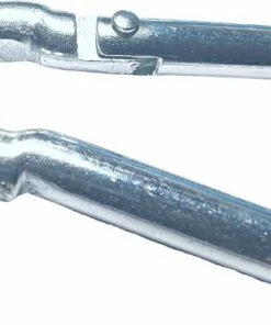 Groothandel ???? DX - Premium Duopakket Gegalvaniseerde Karabijnhaak - 2 Stuks - 8x80mm - Verzinkt Staal - Glanzend Zilver ???? -Hendi Shop 550x361 4