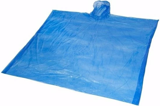 Nieuw ???? Merkloos 3x Wegwerp Regenponcho Blauw - Poncho ???? 3 Nieuw ???? Merkloos 3x Wegwerp Regenponcho Blauw - Poncho ????