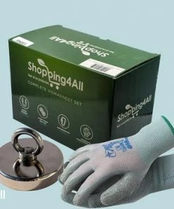 Goedkoopste ???? Shopping4All - Magneetvissen Set- Magneetvissen - Vismagneet - 150 KG Trekkracht - 10m Touw - Handschoenen - Karabijnhaak ???? -Hendi Shop 550x365 12