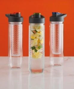 Beste Pirce ???? Loooqs Waterfles Met Infuser - Oranje - 0.8 L ???? -Hendi Shop 550x366 25